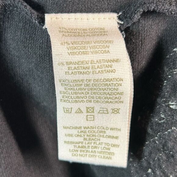 Free People Black Cut-Out Back Mini Dress White Embroidered Lace Dress Medium - Picture 5 of 7